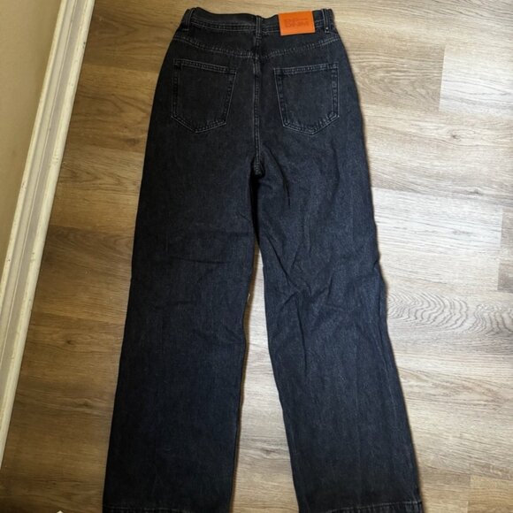 Princess Polly Ripped Jeans - Dark Wash - Picture 3 of 3